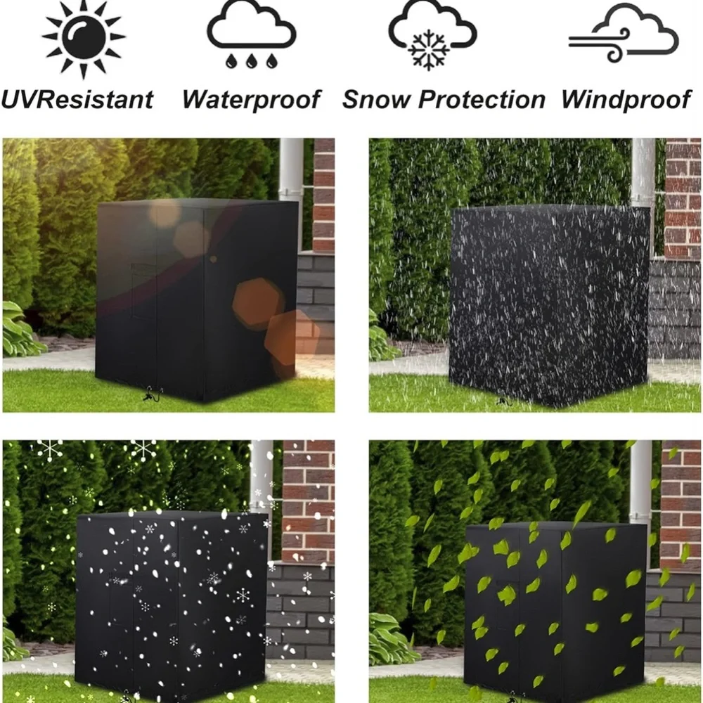 Air Conditioner Cover for Outside Unit, 2pack